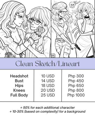 clean sketch/lineart